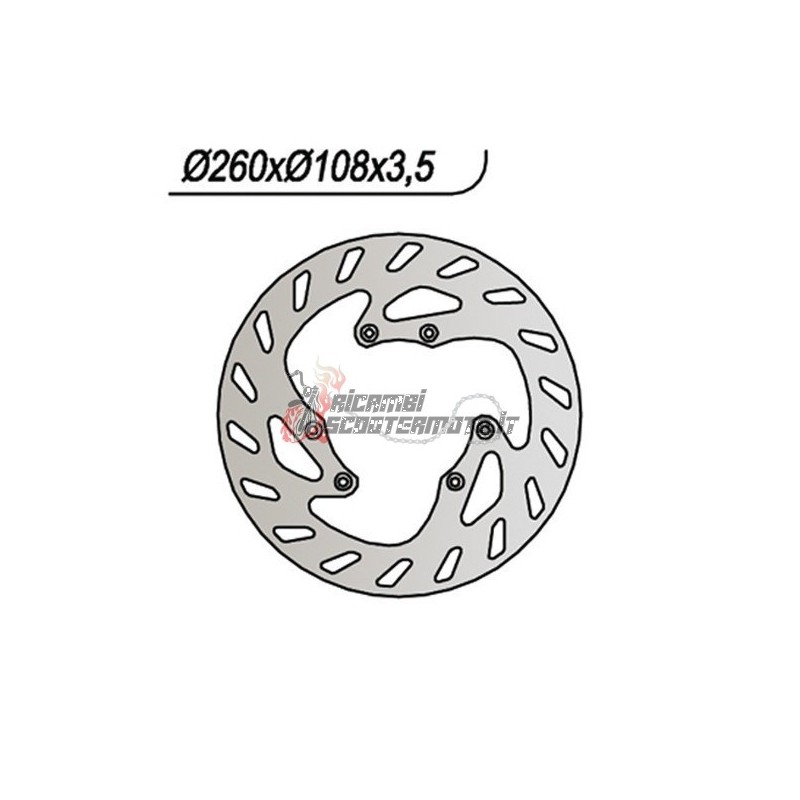 DISCO FRENO ANTERIORE MOTOR HISPANIA RYZ 125 2002-2002 DISCO FRENO ANTERIORE MOTOR HISPANIA RYZ 125 2002-2002