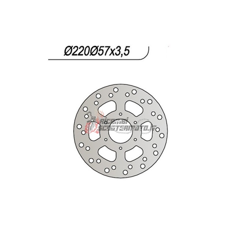 DISCO DE FRENO TRASERO MOTOR HISPANIA RX SUPER RACING L.C. 50 2000-2003