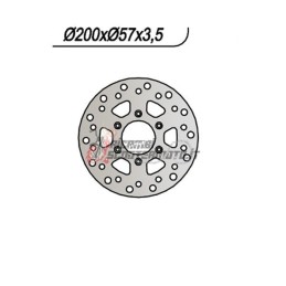 DISQUE DE FREIN ARRIÈRE MOTOR HISPANIA CITY 50 2003-2003