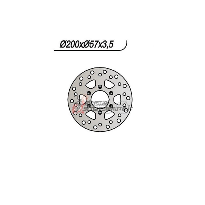 DISCO FRENO POSTERIORE MOTOR HISPANIA CITY 50 2003-2003