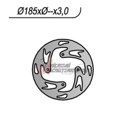 DISCO DE FRENO DELANTERO OSSA TR I 280 2011-2013