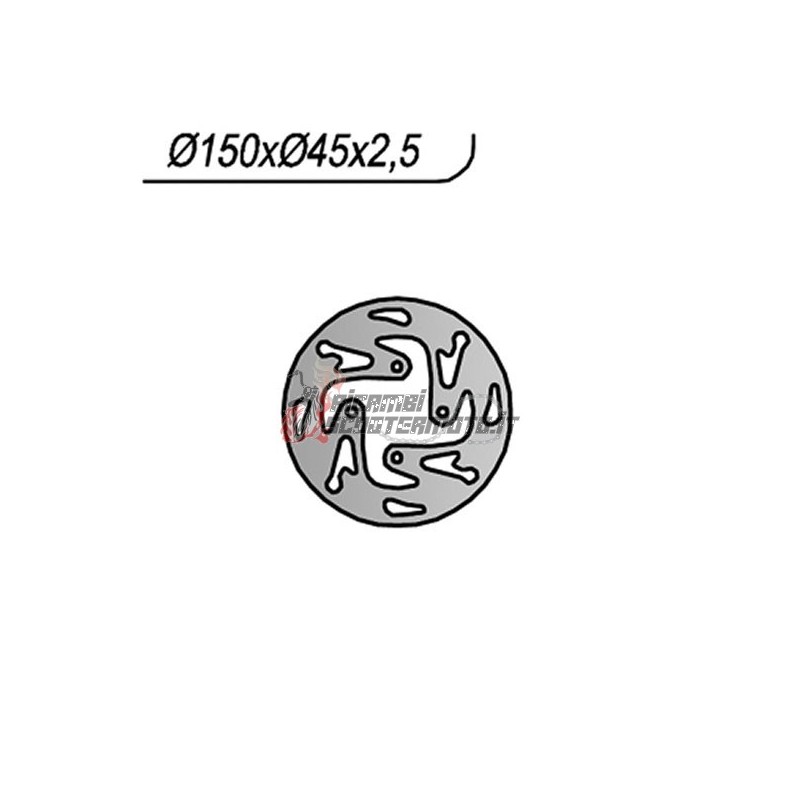DISQUE DE FREIN ARRIÈRE OSSA TR I 280 2011-2013