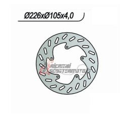 FRONT BRAKE DISC PEUGEOT LOOXOR CARB. 50 2001-2007