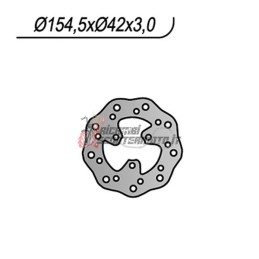FRONT BRAKE DISC PEUGEOT LUDIX 50 2005-2007