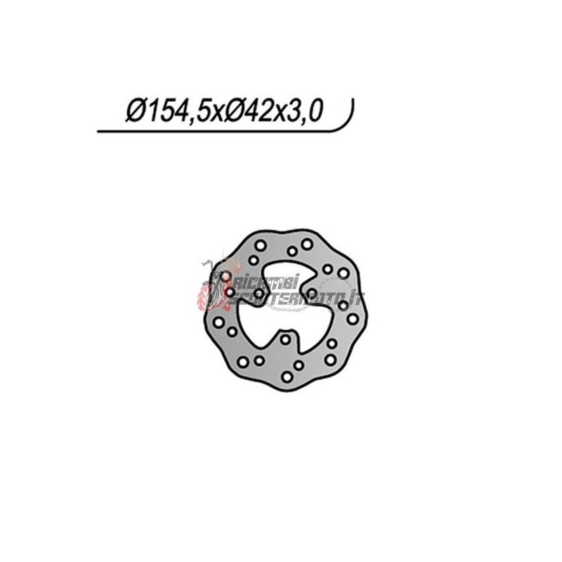 FRONT BRAKE DISC PEUGEOT LUDIX 50 2005-2007 FRONT BRAKE DISC PEUGEOT LUDIX 50 2005-2007