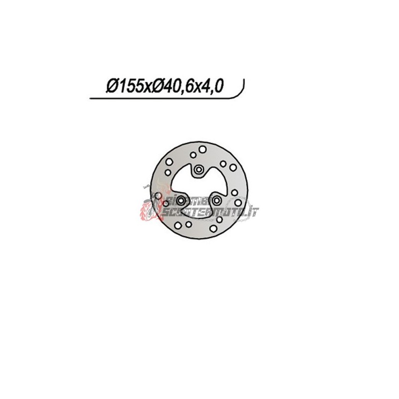 FRONT BRAKE DISC PEUGEOT ZENITH L/LM 50 1997-2000