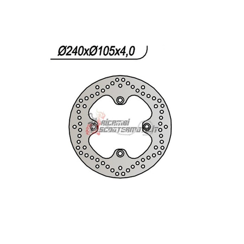 DISCO FRENO ANTERIORE HONDA FES PANTHEON 125 1998-2002