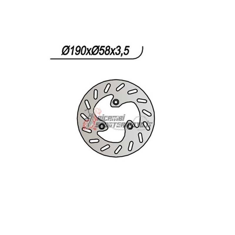 FRONT BRAKE DISC ATALA AT 18 50 1998-1998