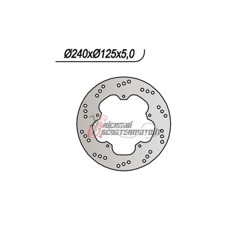 VORDERE BREMSSCHEIBE PIAGGIO LIBERTY 2T MOC 50 2009-2015