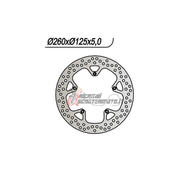 FRONT BRAKE DISC PIAGGIO BEVERLY 125 2001-2003 FRONT BRAKE DISC PIAGGIO BEVERLY 125 2001-2003