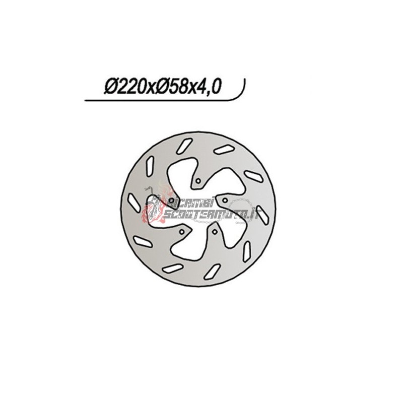 FRONT BRAKE DISC BETA MOTOR EIKON 125 2000-2002 FRONT BRAKE DISC BETA MOTOR EIKON 125 2000-2002