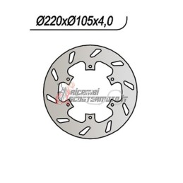 HINTERE BREMSSCHEIBE DERBI GP1 E2 / LOW SEAT E3 125 2007-2009