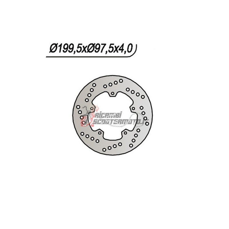 DISCO DE FRENO DELANTERO PIAGGIO QUARTZ 50 1996-1996