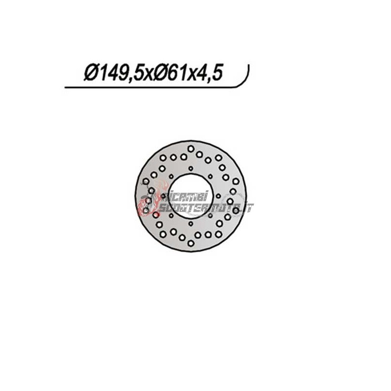 DISQUE DE FREIN ARRIÈRE POLARIS SPORTSMAN 400 2001-2002