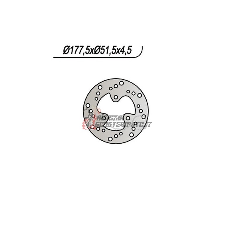 HINTERE BREMSSCHEIBE POLARIS TRAIL BOSS 330 2003-2004