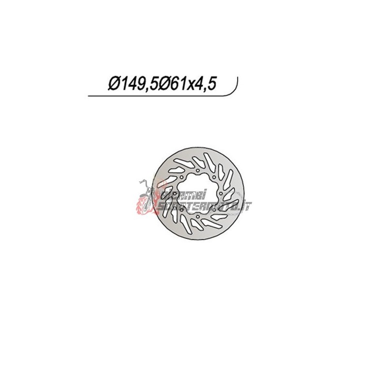 DISQUE DE FREIN ARRIÈRE POLARIS SPORTSMAN 400 2001-2002