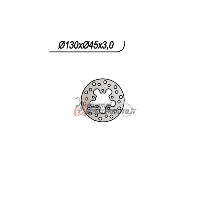 REAR BRAKE DISC POLINI X 1 YOUNG 50 1999-2000