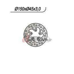 DISCO DE FRENO TRASERO POLINI XP 4T CROSS 110 2006-2006