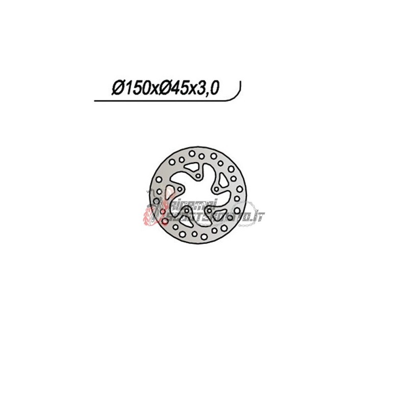 DISCO DE FRENO TRASERO POLINI XP 4T CROSS 110 2006-2006