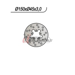HINTERE BREMSSCHEIBE POLINI X 1 YOUNG 50 1999-2000