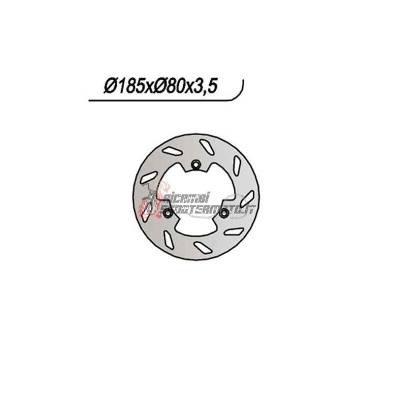 DISCO DE FRENO TRASERO RIEJU RJ SUPERMOTARD 50 1999-2001