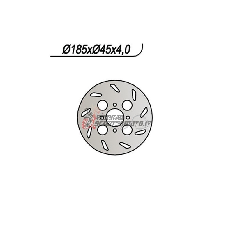 DISCO DE FRENO TRASERO RIEJU RS 1 AM 50 1995-1996