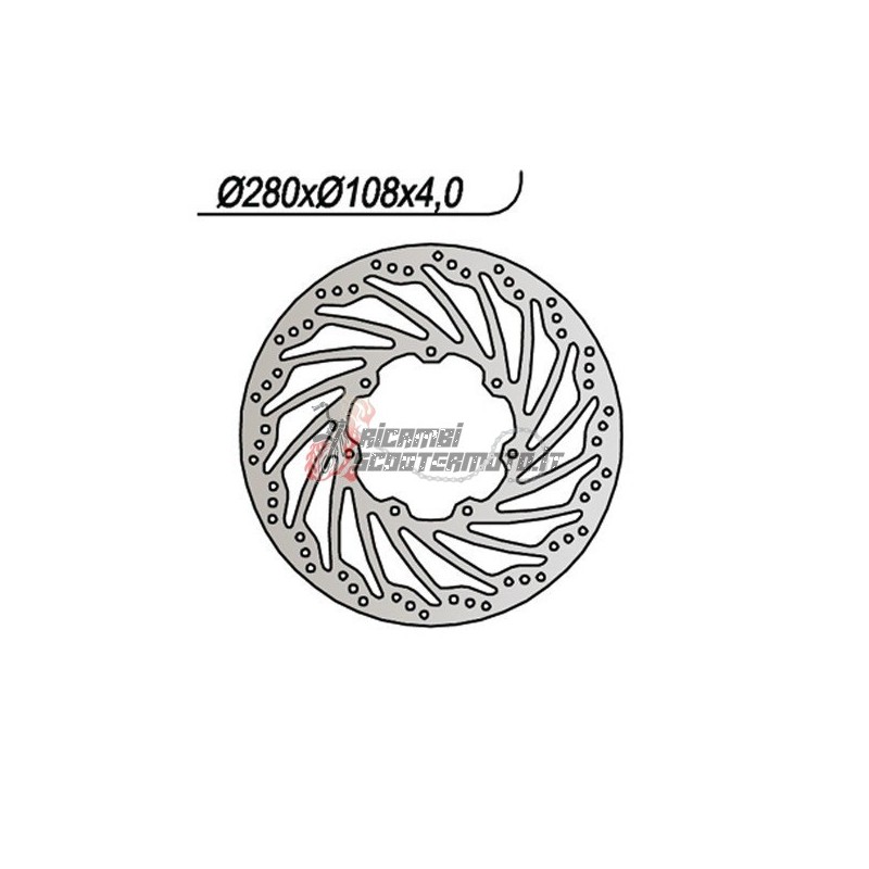 DISCO DE FRENO DELANTERO RIEJU RS 2 MATRIX 50 2003-2010