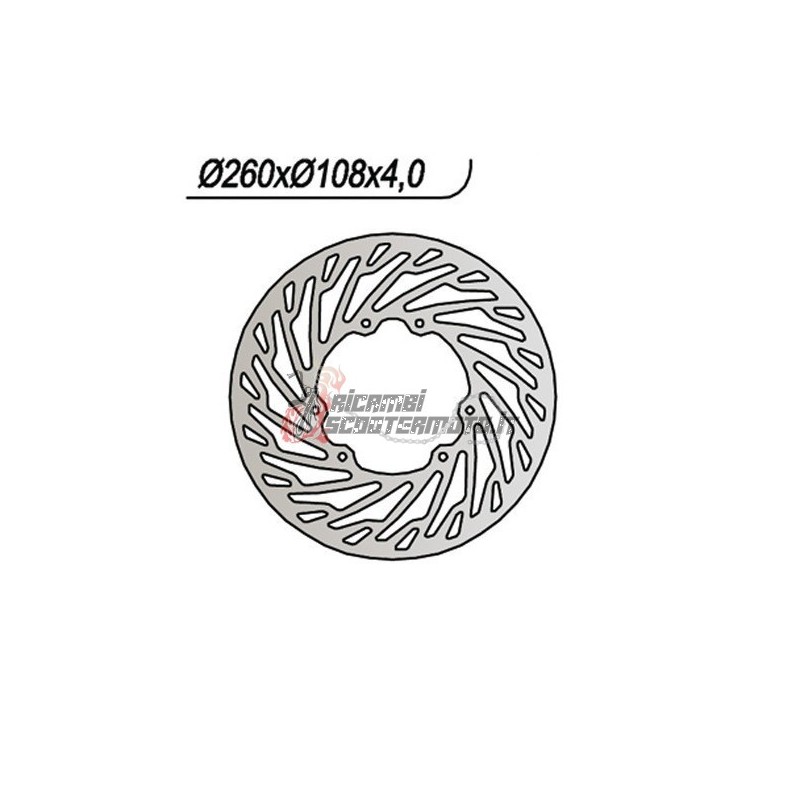 DISQUE DE FREIN AVANT RIEJU SMX 50 2001-2005