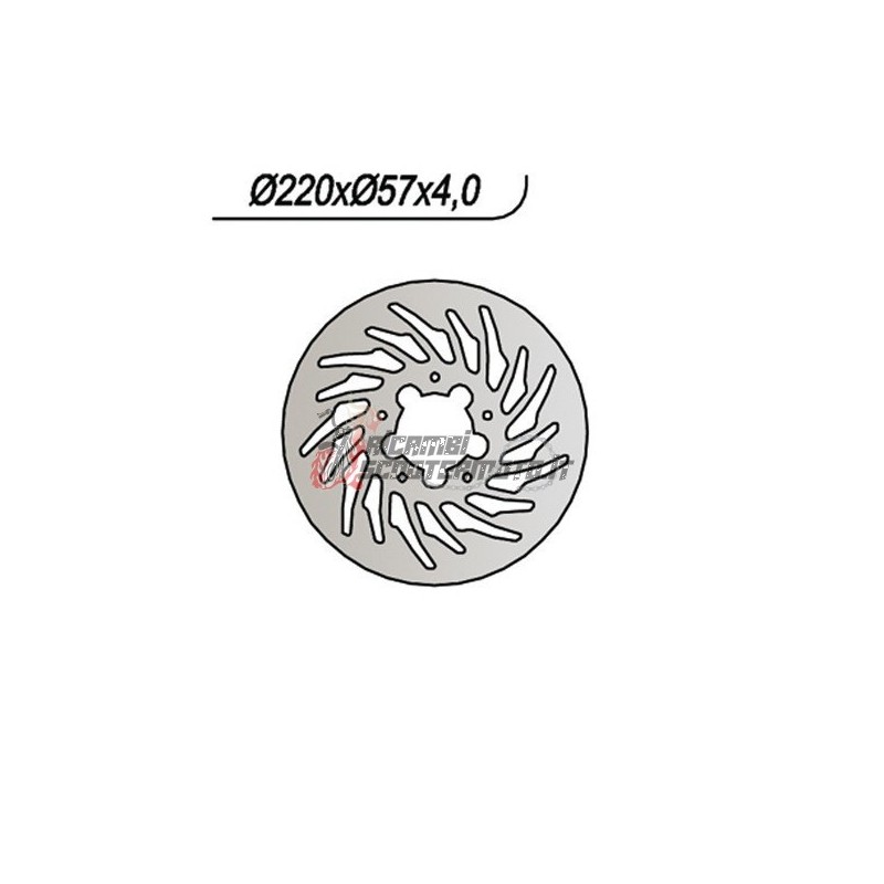 DISCO DE FRENO TRASERO RIEJU RS 2 MATRIX 50 2003-2010