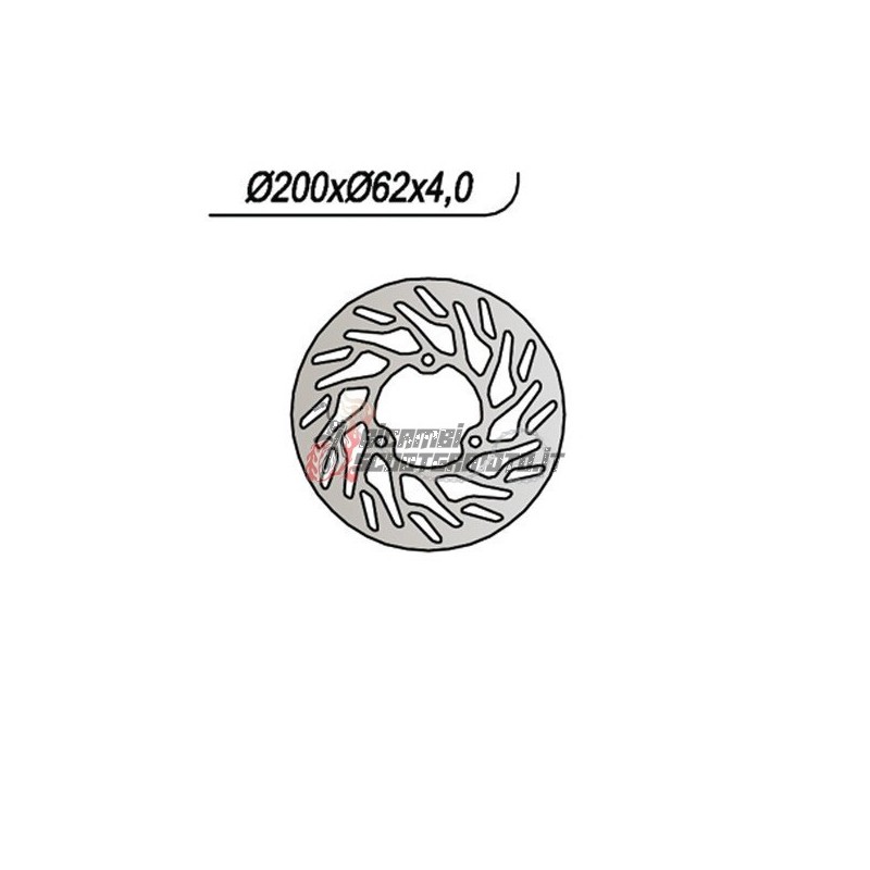 REAR BRAKE DISC RIEJU SMX 50 2001-2005