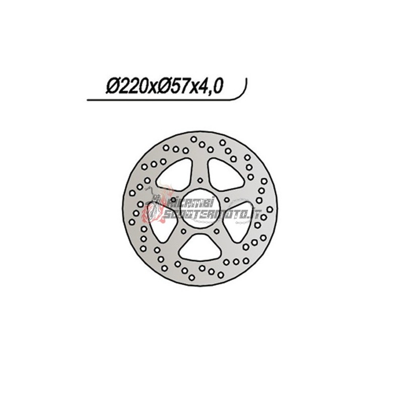 REAR BRAKE DISC RIEJU RS 2 MATRIX 50 2003-2010