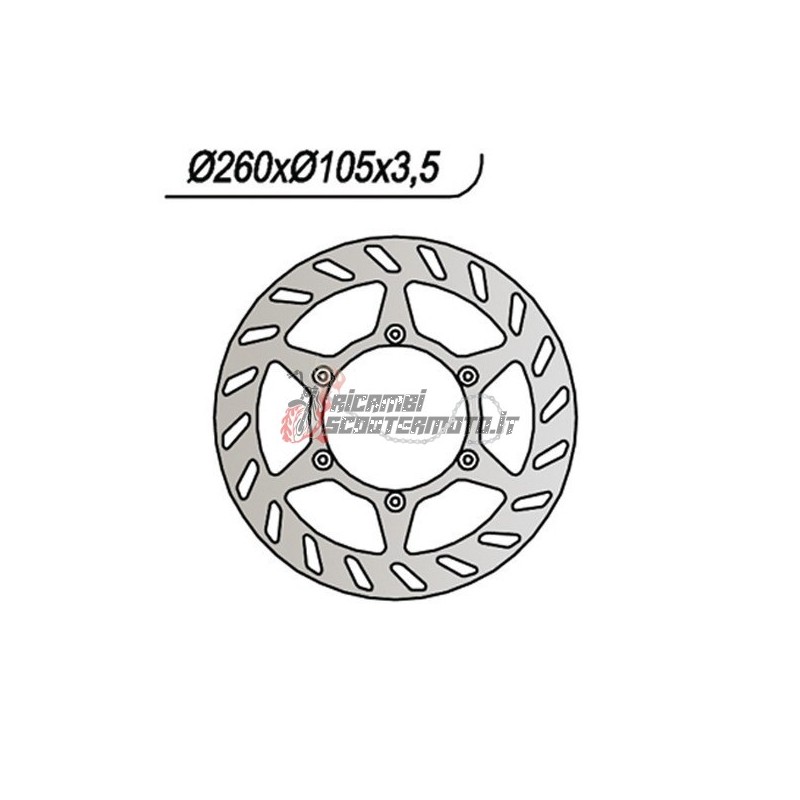 DISCO DE FRENO DELANTERO RIEJU RS 1 CASTROL SERIES 50 1999-1999