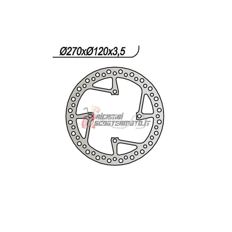 DISCO FRENO ANTERIORE SHERCO SE 4.5I F ENDURO 450 2003-2012 DISCO FRENO ANTERIORE SHERCO SE 4.5I F ENDURO 450 2003-2012