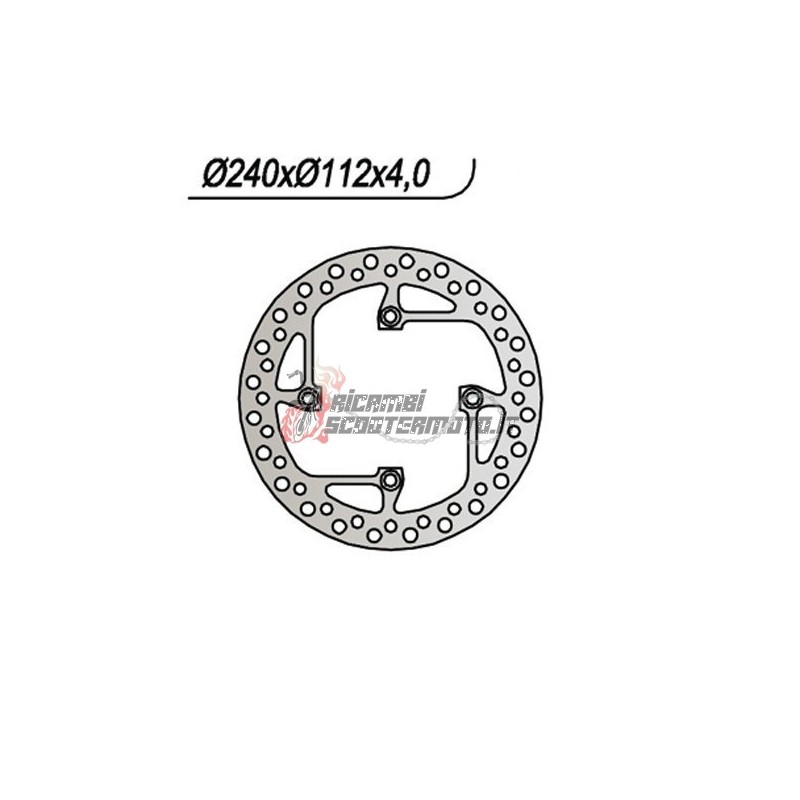 DISQUE DE FREIN ARRIÈRE SHERCO SE 2.5I F ENDURO 250 2006-2017