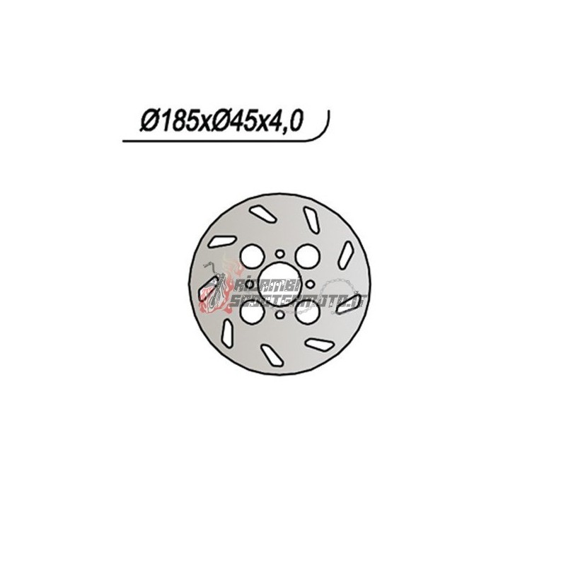 REAR BRAKE DISC MACAL TROFEU RVE 50 1996-1996
