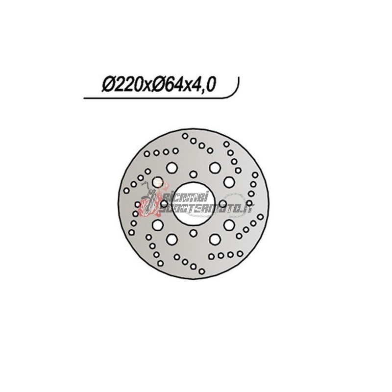 REAR BRAKE DISC SUZUKI UH BURGMAN 125 2002-2006