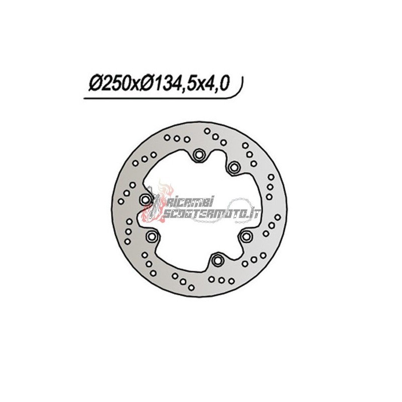 DISCO DE FRENO TRASERO SUZUKI DR R DJEBEL / DAKAR - DR S 600 1989-1989