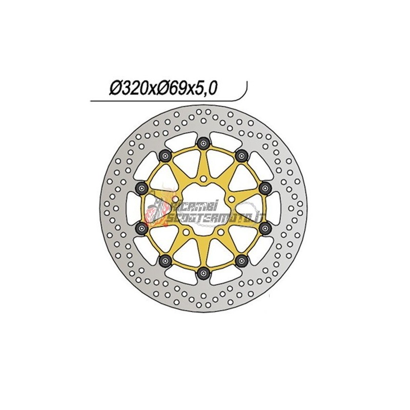 FRONT BRAKE DISC SUZUKI GSX-R 600 1997-2000