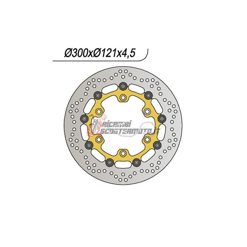 DISCO DE FRENO DELANTERO SUZUKI XF FREEWIND 650 1997-2001