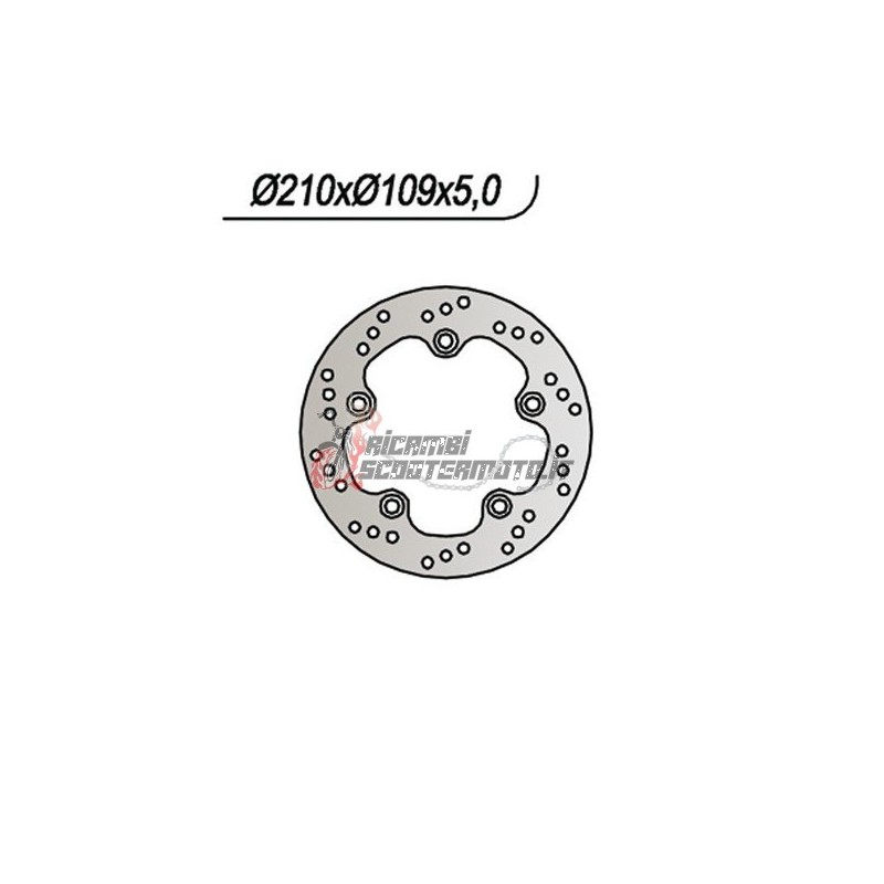 REAR BRAKE DISC SUZUKI AN BURGMAN 250 1998-2002