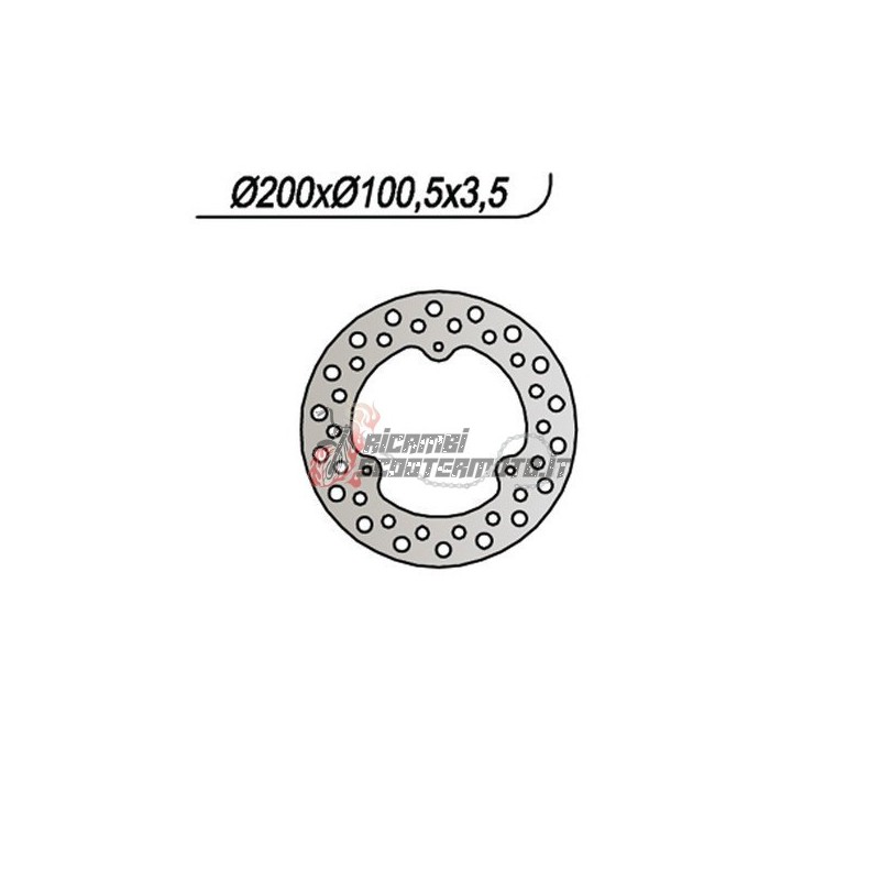 DISCO DE FRENO DELANTERO SUZUKI RM RA 80 1986-2001