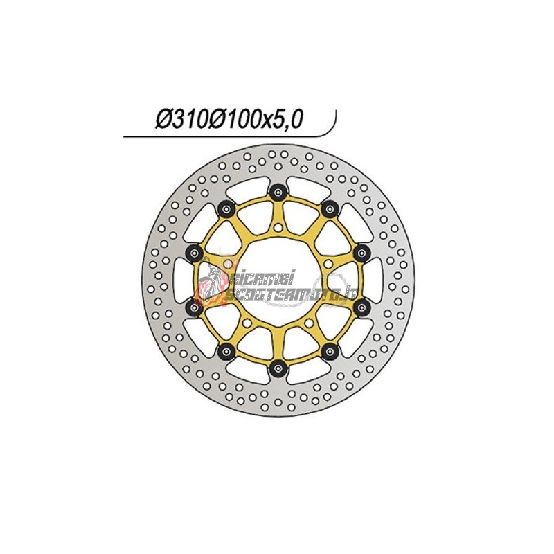 FRONT BRAKE DISC SUZUKI GSX-R 600 2006-2007