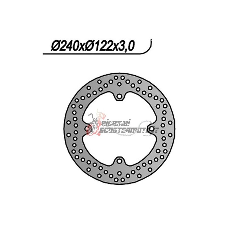DISCO DE FRENO TRASERO SUZUKI RMZ 4T 250 2007-2025 DISCO DE FRENO TRASERO SUZUKI RMZ 4T 250 2007-2025