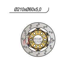 DISQUE DE FREIN ARRIÈRE SUZUKI AN BURGMAN 250 2003-2006