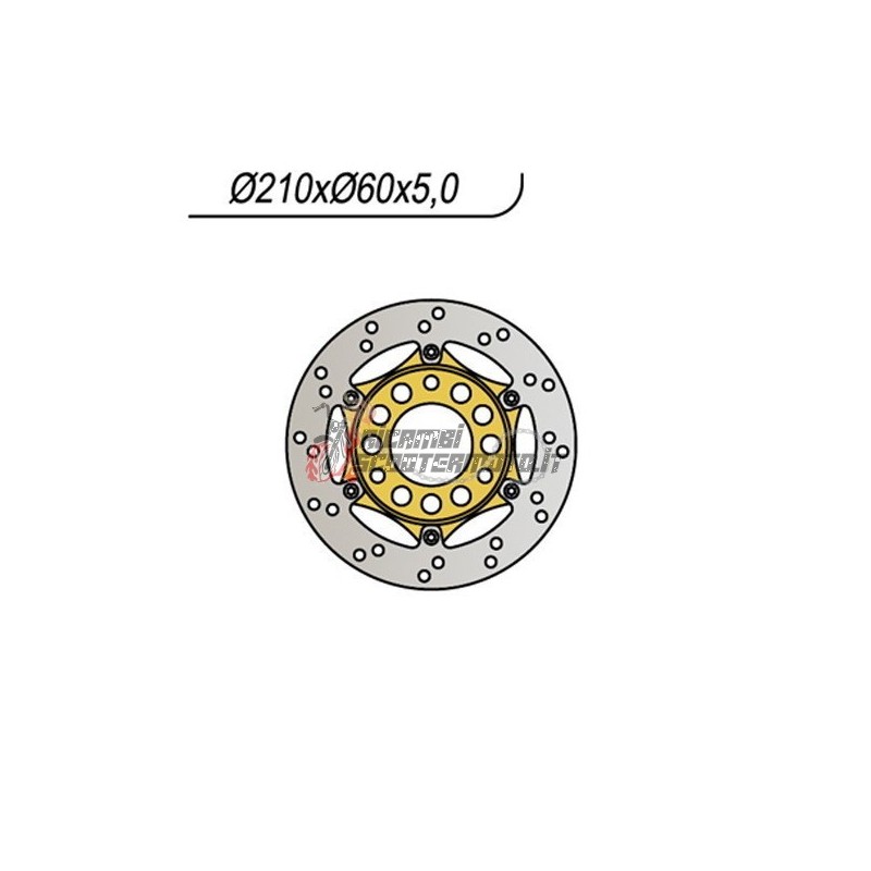 DISQUE DE FREIN ARRIÈRE SUZUKI AN BURGMAN 250 2003-2006