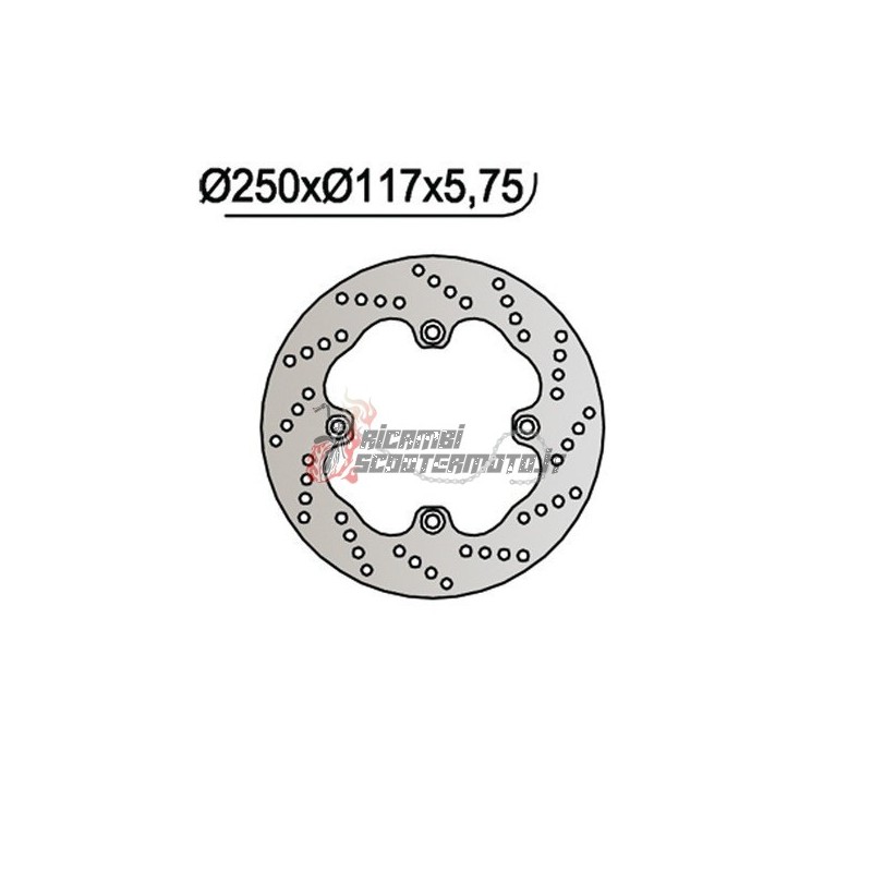 REAR BRAKE DISC SUZUKI AN BURGMAN 650 2002-2003