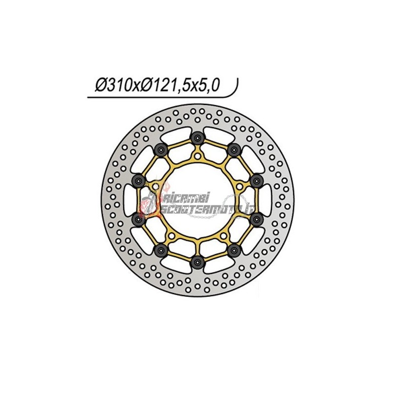 DISCO DE FRENO DELANTERO SUZUKI GSR 600 2006-2010 DISCO DE FRENO DELANTERO SUZUKI GSR 600 2006-2010