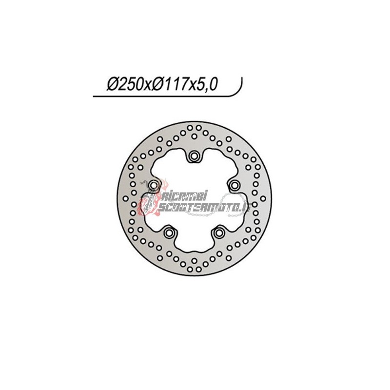 REAR BRAKE DISC SUZUKI AN BURGMAN 650 2004-2020 REAR BRAKE DISC SUZUKI AN BURGMAN 650 2004-2020
