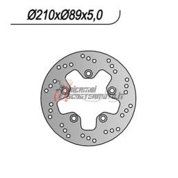 REAR BRAKE DISC SUZUKI AN BURGMAN 400 2006-2017