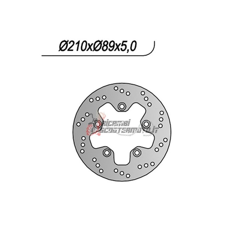 REAR BRAKE DISC SUZUKI AN BURGMAN 400 2006-2017